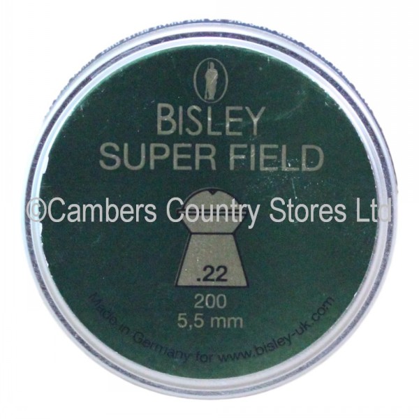 Bisley Air Rifle Pellets Super Field .22 x 200 Cambers Country Store